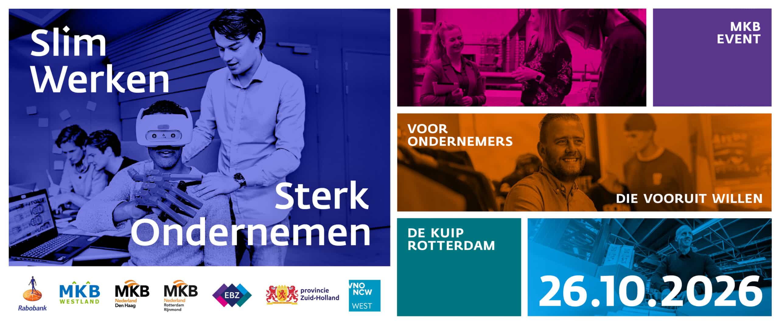 uitnodiging voor het ondernemers evenement slim werken sterk ondernemen