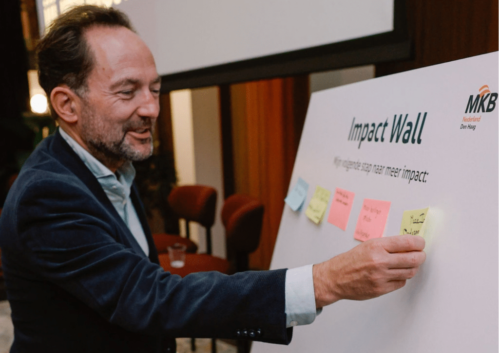 Een ondernemer deelt zijn vervolgstap in impactvol ondernemen